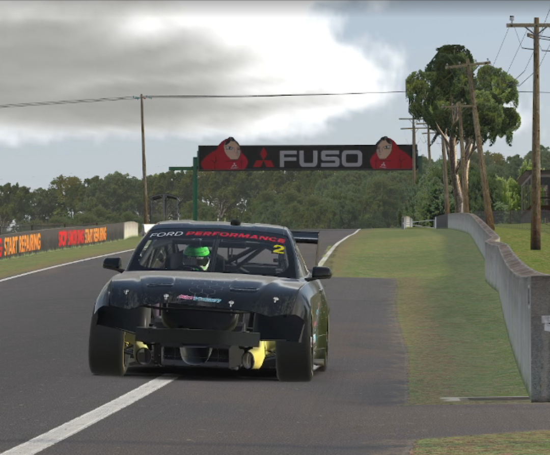 Carro SimVision em pista